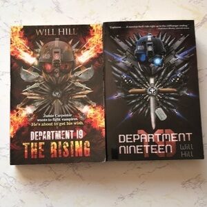 DEPARTMENT 19 set of 2 softcover books
